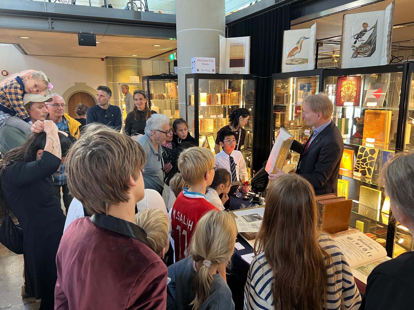 Kinderrondleiding Amsterdam Book Fair Edwin Bloemsaat